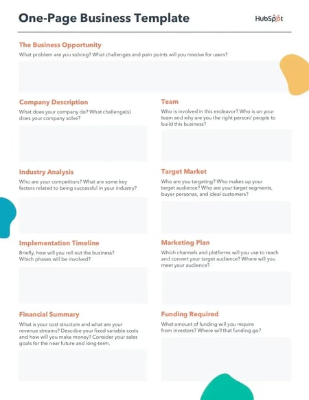 free business plan template here.
